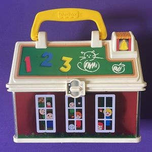 ❤️Fisher Price School House Set 2008 by Mattel